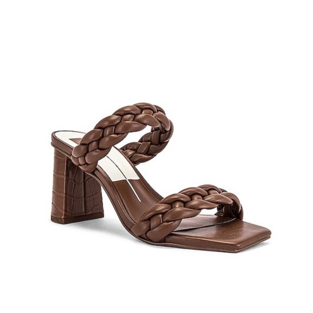 Dolce Vita Chocolate Braided Mules